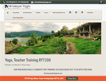 Tablet Screenshot of himalayanyogini.com